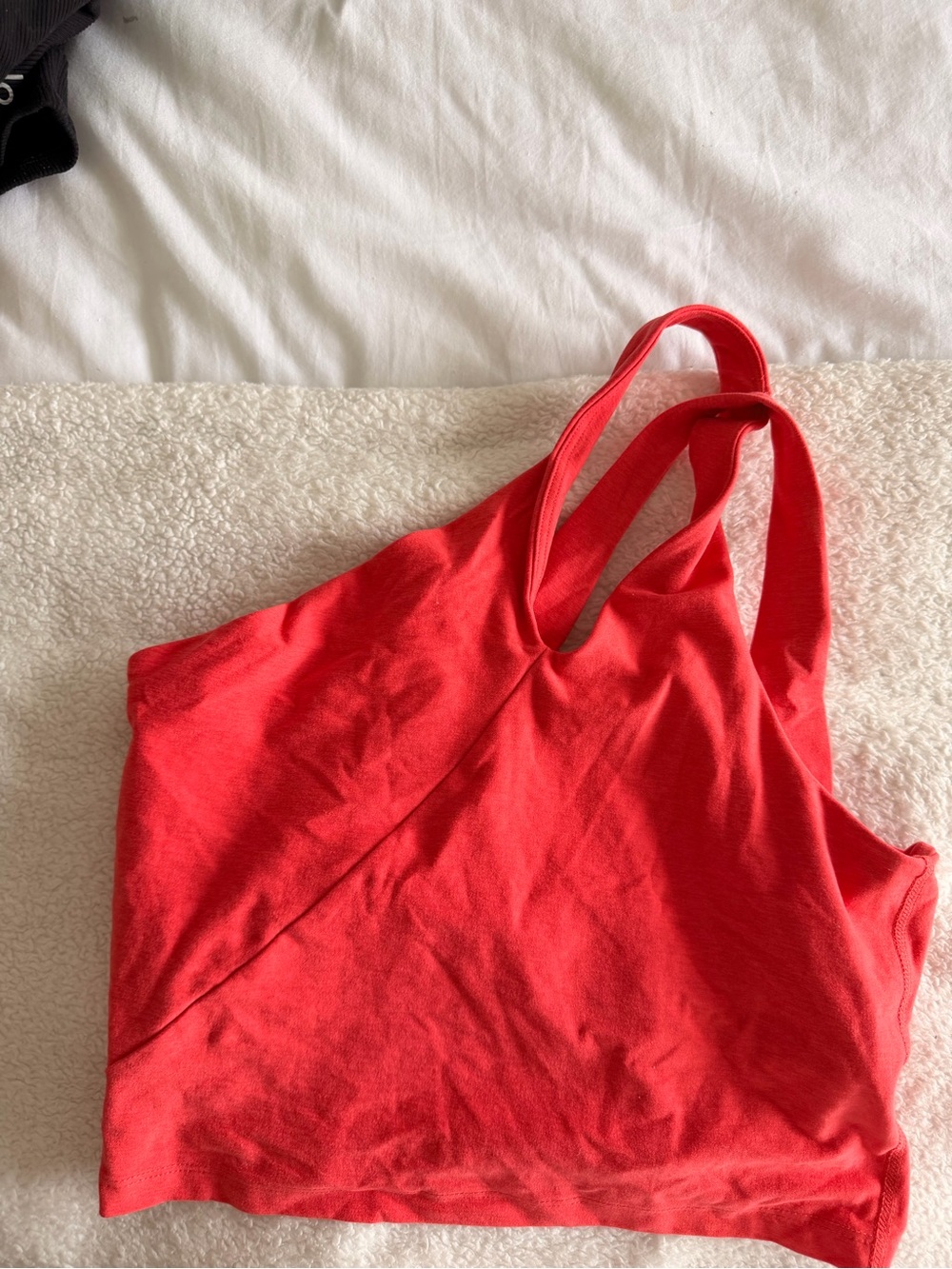 Beyond Yoga Red Double-Strap Crop Tank
